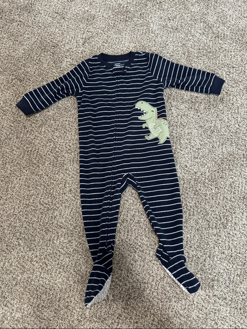 NWOT Carter’s fleece Dino Pajamas